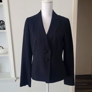 Ann Taylor Classic Black Lined Blazer